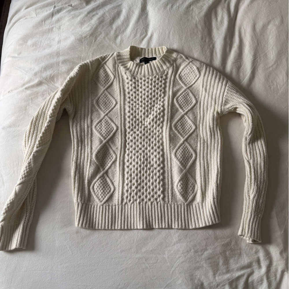 Banana Republic Off-White Knit Sweater